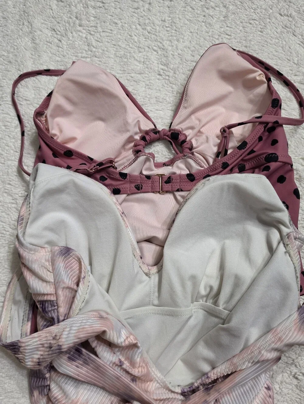 Lot Of 8 Swimwear Bikini Tops & Bottoms, One Piece Swimsuits Swim Size Medium